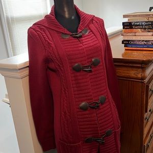 HERITAGE COLLECTION BY BASS beautiful ref Knit Full Length Cardigan